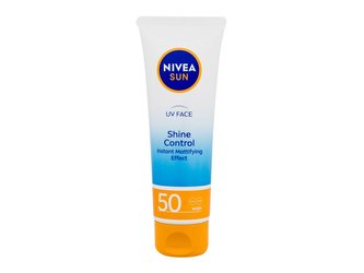 Nivea Sun UV Face Opalovací přípravek na obličej Shine Control 50 ml SPF50 pro ženy