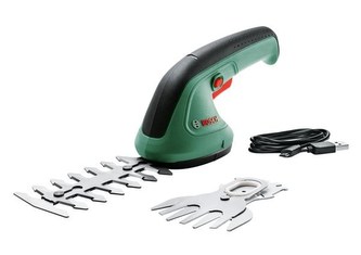 BOSCH EasyShear, souprava akumulátorových nůžek na keře a na trávu, 3,6 V, čepel 12 cm BOSCH EasyShear, souprava akumulátorových nůžek na keře a na trávu, 3,6 V, čepel 12 cm
