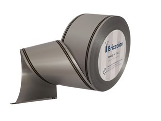 Smuteční stuha klasik s proužkem 68341 5 cm x 50 m - 20 stříbrná