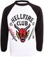 Pánský svetr Stranger Things: Hellfire Club (XL) bílý akryl