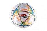 Míč fotbalový barevný šitý kůže 23cm vel. 5 v sáčku