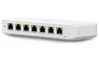 Ubiquiti UniFi Switch Ultra - 8x GbE, 1x PoE++ vstup, 7x PoE+ výstup (bez napájecího adaptéru)
