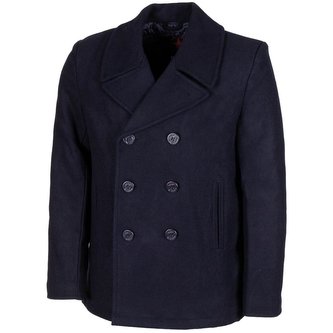 Kabát US Pea Coat MODRÝ vel.M