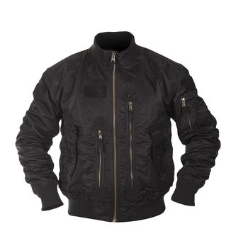 Bunda pilotní US TACTICAL ČERNÁ vel.XL