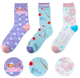 Dámské ponožky Harry Potter: Lenka Láskorádová 3 páry (UK 4-12|EUR 35-45)