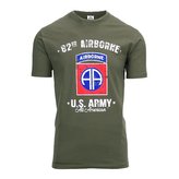 Triko 82nd AIRBORNE ZELENÉ vel.XXL