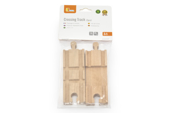 Dřevěné koleje křižovatka