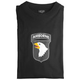 Triko krátký rukáv se znakem 101 AIRBORNE ČERNÉ vel.XXL