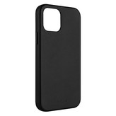 FIXED MagLeather kožený kryt s MagSafe Apple iPhone 12/12 Pro černý