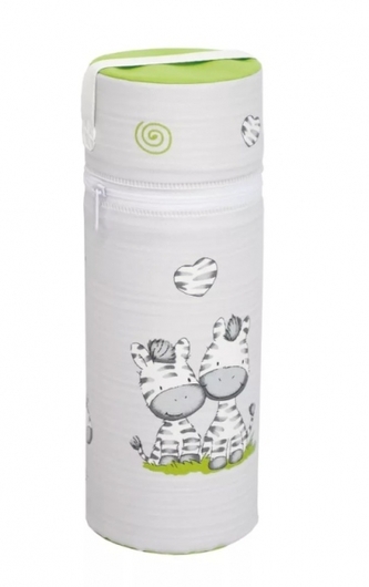 Termoobal/termobox zebry - šedá/zelená