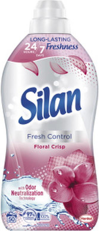 Silan aviváž Fresh Control Floral Crisp, 50 praní, 1100 ml