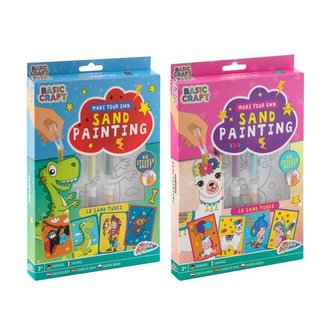 Výroba obrázku ze třpytek 2 druhy