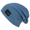 Žebrovaná čepice spadená Color Blue; Barva: modrá; Velikost: 48