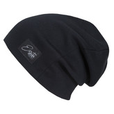 Žebrovaná čepice spadená Color Black; Barva: černá; Velikost: 42