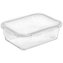 dóza 0,80l FRESCO, 1ks, 17,5x12,6x5,6cm, víčko plast, sklo
