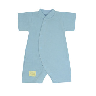 Letní overal pro miminko mušelín Blue; Barva: modrá; Velikost: 86
