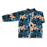 Dětská BIO mikina Květy; Barva: petrolejová; Velikost: 92