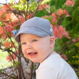 Dětská kšiltovka Mušelín; Barva: šedá; Velikost: XL