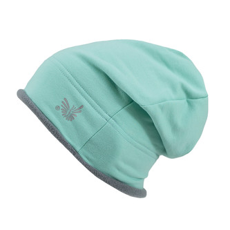 Zimní čepice spadená Mint; Barva: mintová; Velikost: 54