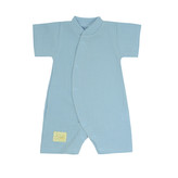 Letní overal pro miminko mušelín Blue; Barva: modrá; Velikost: 68
