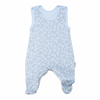 Kojenecké dupačky Zája Soft Blue; Barva: modrá; Velikost: 68
