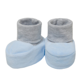 Kojenecké bačkůrky pro miminko Adam blue; Barva: modrá; Velikost: New - délka stélky: 8 cm