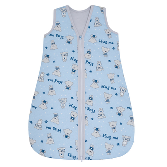 Spací pytel Teddy bears modrý; Barva: modrá; Velikost: 74 - 80