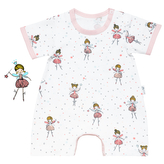 Letní overal Víla vel. 56 - 68; Barva: růžová; Velikost: 56