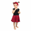 Dívčí kolová sukně Black Spot Ruby red; Barva: červená; Velikost: 86 - 92