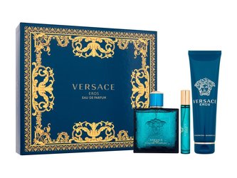 Versace Eros parfémovaná voda 100 ml + parfémovaná voda 10 ml + sprchový gel 150 ml