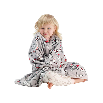 Dětská deka jednoduchá Kids 110 x 140 cm; Barva: šedá; Velikost: 110 x 140 cm