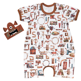 Letní overal Digitál Tool; Barva: hnědá; Velikost: 56