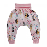 Dětské tepláky Horse vel. 56 až 86; Barva: růžová; Velikost: 86