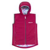 Dětská softshellová dvojitá vesta  Duha vel. 122 - 146; Barva: fuchsiová; Velikost: 134