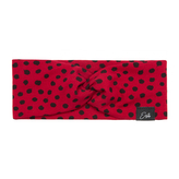 Dívčí čelenka do vlasů Black Spot ruby red; Barva: červená; Velikost: 32