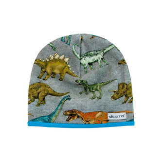 Dětská čepice Dinosaurus; Barva: dinosaurus; Velikost: 28