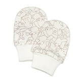 Bavlněné kojenecké rukavice Zája vel. 56 - 68; Barva: smetanová; Velikost: 62