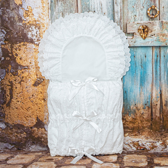 Zavinovačka klasická obdélníková madeira  3 kanýry; Barva: bílá; Velikost: 112 x 38 cm