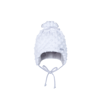 Dětská zimní čepice Minky Teddy; Barva: bílá; Velikost: 46