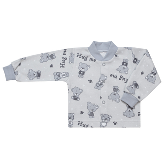 Kojenecký kabátek Teddy bears vel. 50 až 68; Barva: modrá; Velikost: 50