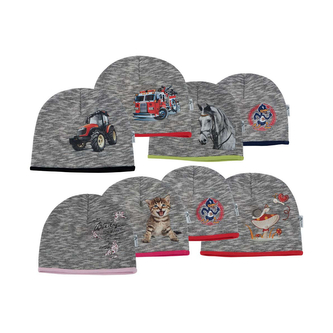 Dětská čepice Flamli; Barva: Ptáčci; Velikost: 50