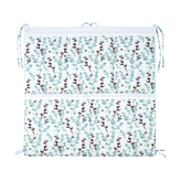 Luxusní kapsář na postýlku Minky Bombacio; Barva: bílá; Velikost: 53 x 53 cm