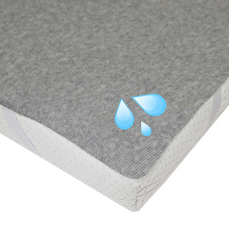 Nepropustný chránič matrace froté Warm grey 90 x 200 cm; Barva: šedá; Velikost: 90 x 200 cm