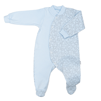 Kojenecký overal Zája Soft Blue; Barva: modrá; Velikost: 50