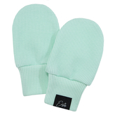 Kojenecké rukavice žebrované Color Mint; Barva: mintová; Velikost: 62