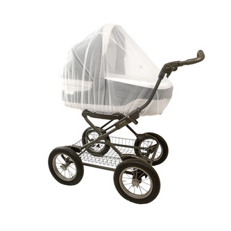 Síť proti hmyzu na kočárek UNI extra hustá bílá; Barva: bílá