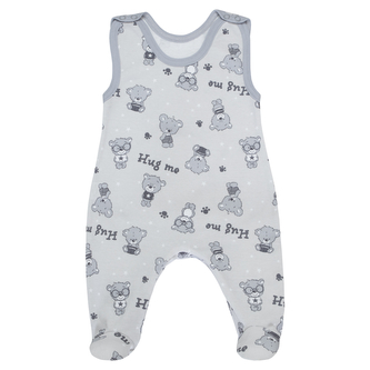 Kojenecké dupačky Teddy bears vel. 50 až 68; Barva: šedá; Velikost: 68 Kojenecké dupačky Teddy bears vel. 50 až 68; Barva: šedá; Velikost: 68