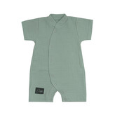 Letní overal pro miminko mušelín Olive; Barva: olivová; Velikost: 74