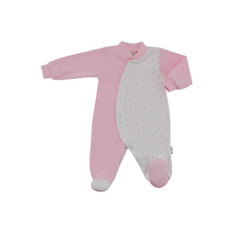 Kojenecký overal hvězdička vel. 50 - 68; Barva: hvězdička šedá; Velikost: 68