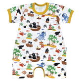 Letní overal BIO Pirátský ostrov vel. 74 - 86; Barva: okrová; Velikost: 74